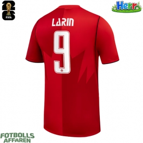 Kanada Cyle Larin #9 Hemmatröja VM 2026 Kortärmad